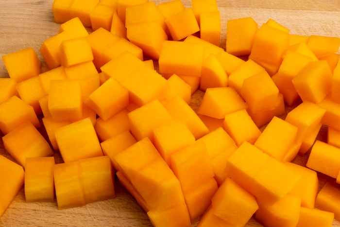 Butternut squash cubed