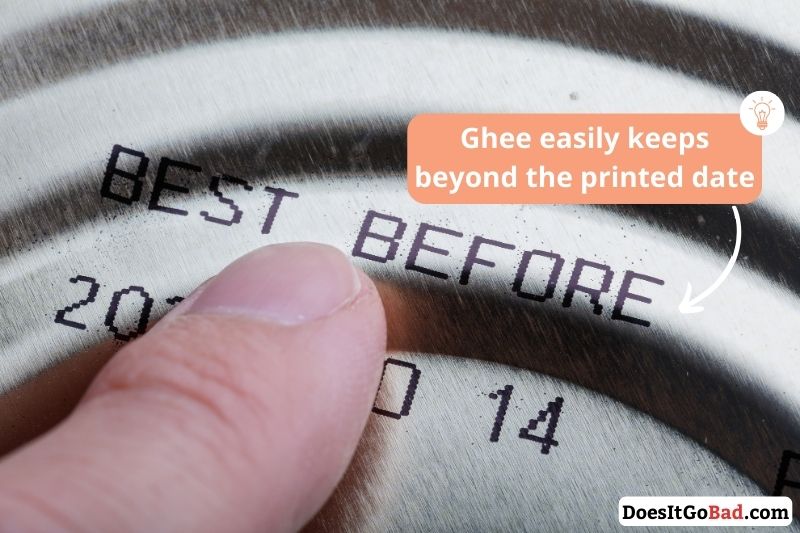 Ghee best before date