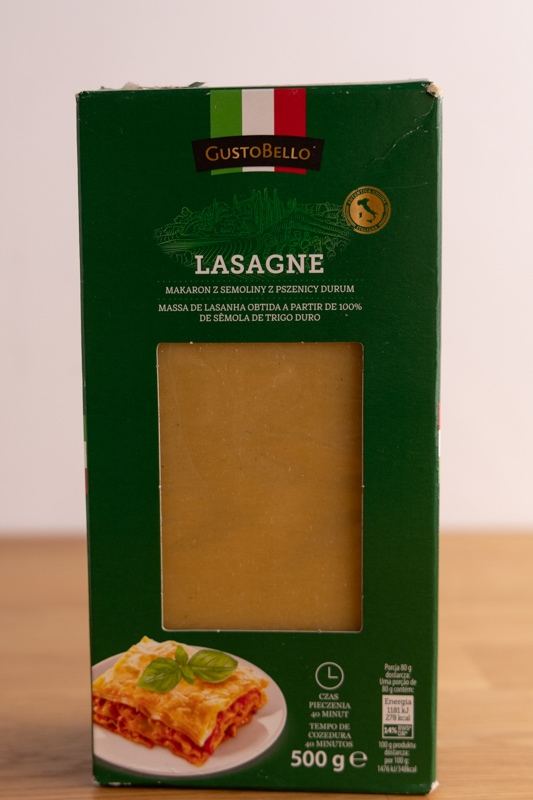 Lasagna pasta