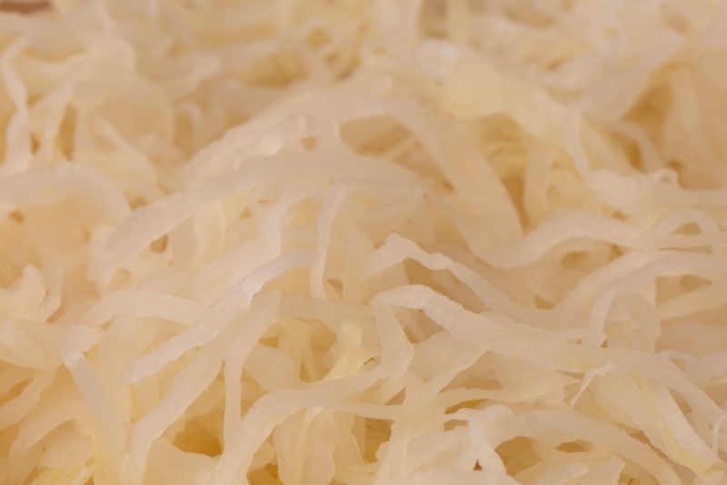 Sauerkraut closeup